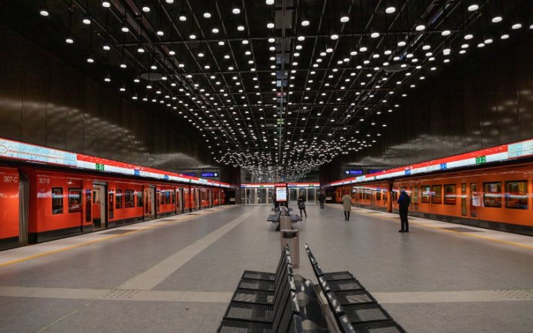 Photo of metro station