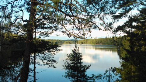 The lake Siikajärvi, near by Hotel Nuuksio