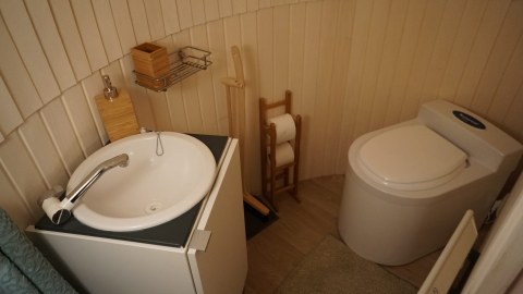 Eco toilet.