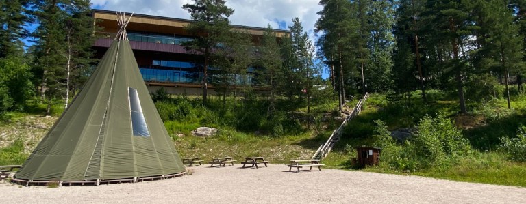 Building of Finnish Nature Centre Haltia