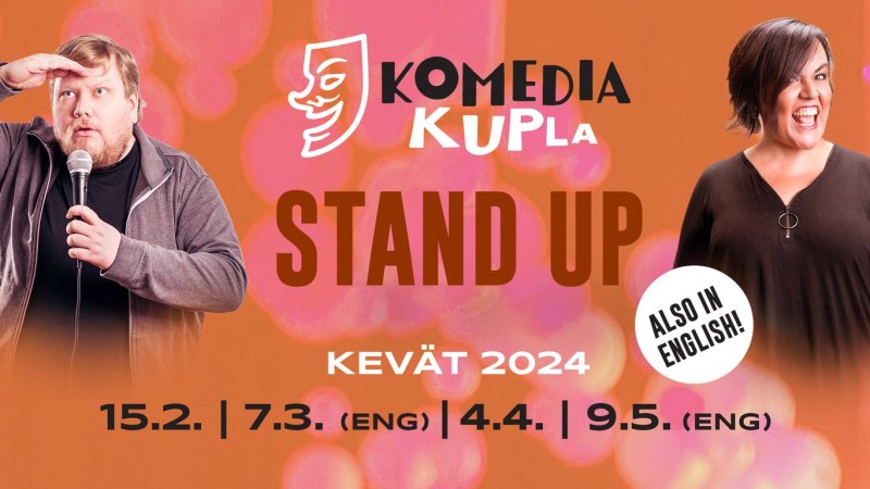 Komediakupla: Stand Up – kevät 2024