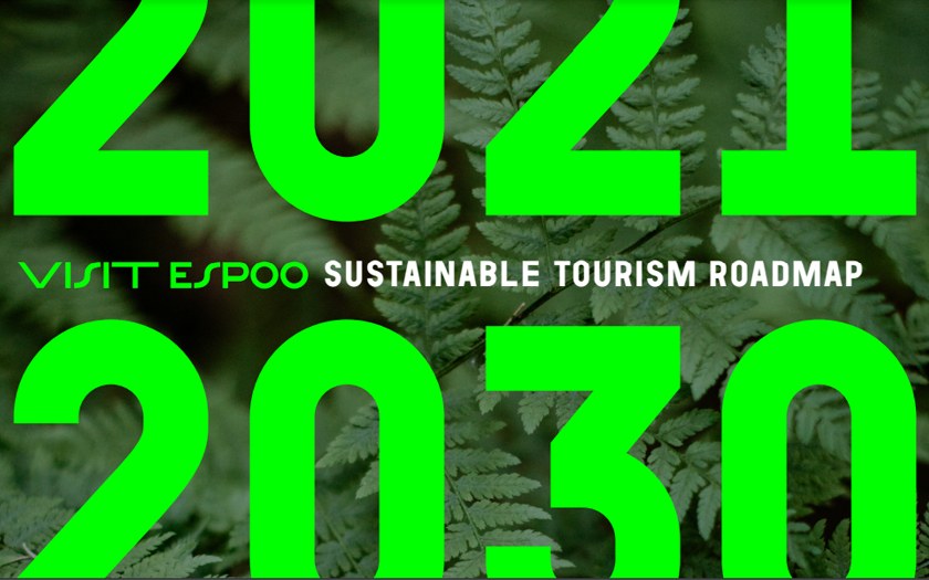 Cover of Visit Espoo's Sustainable Tourism Roadmap